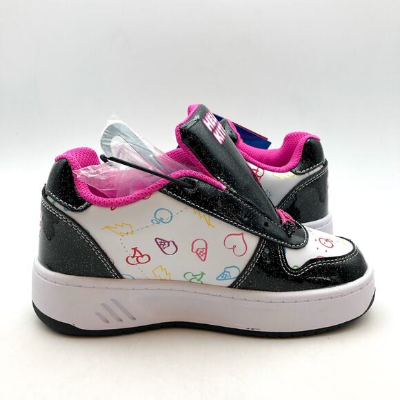 Heelys Girls Hello Kitty Kama Sneakers US 1 EU 32 Youth Black White Multi NIB - Picture 5 of 13